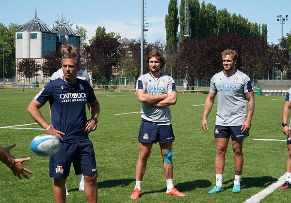 Allenamento Nazionale Rugby